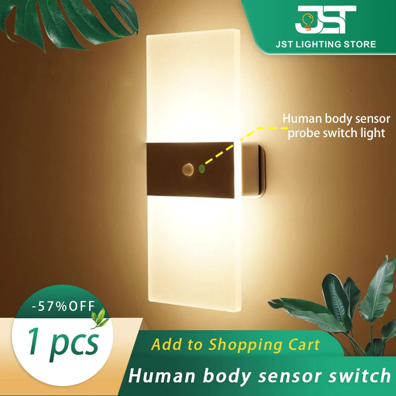 3W Aluminum Triangle Wall Lamp