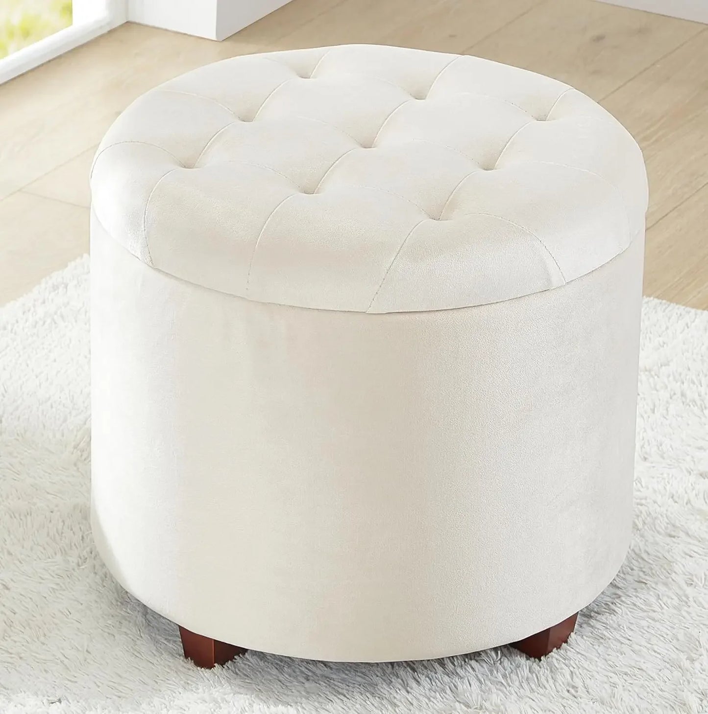 Versatile Round Ottoman