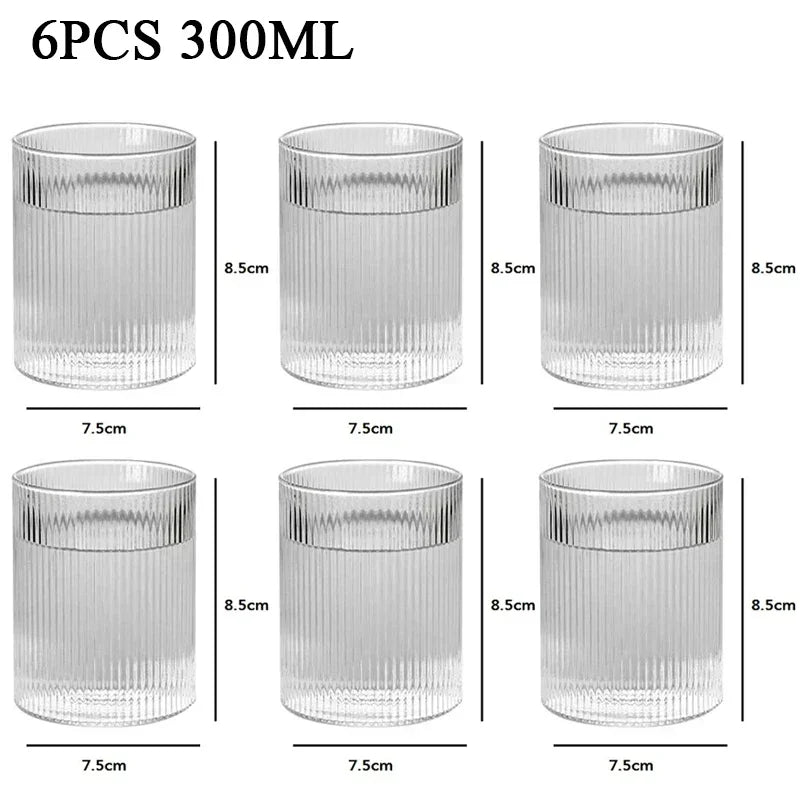 Striped Heat-Resistant Glass