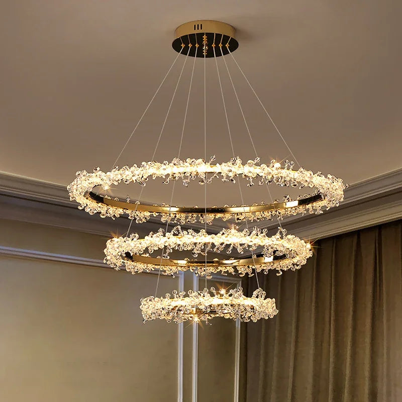 Crystal LED Dimmable Chandelier