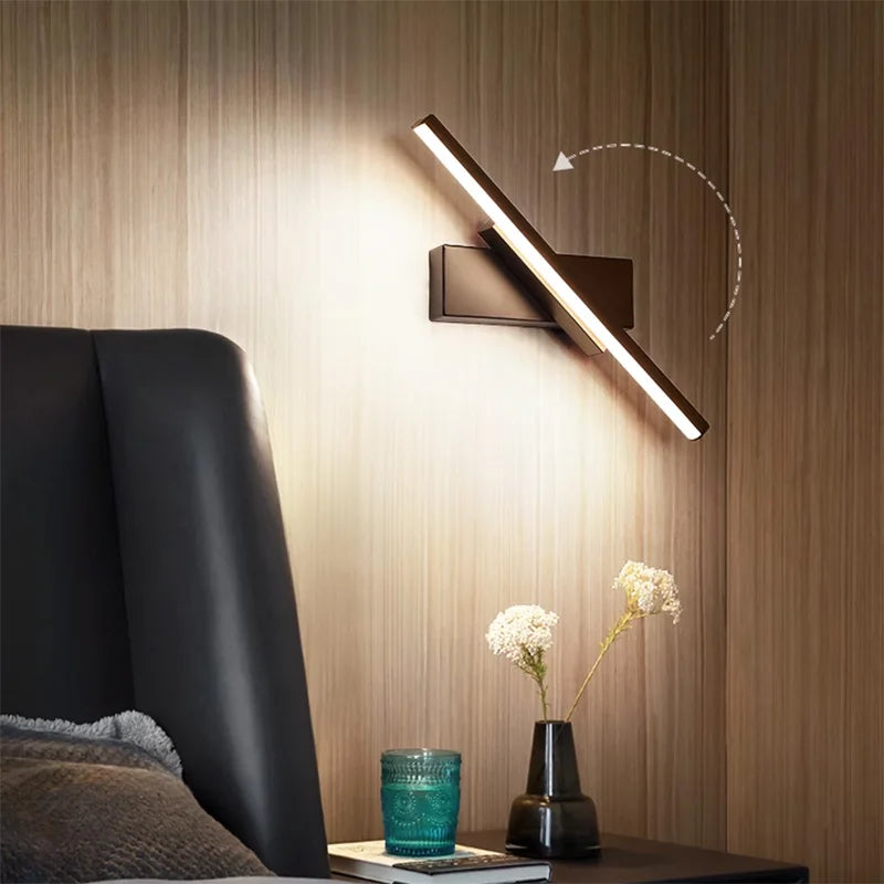 Modern Rotatable LED Wall Mirror Light