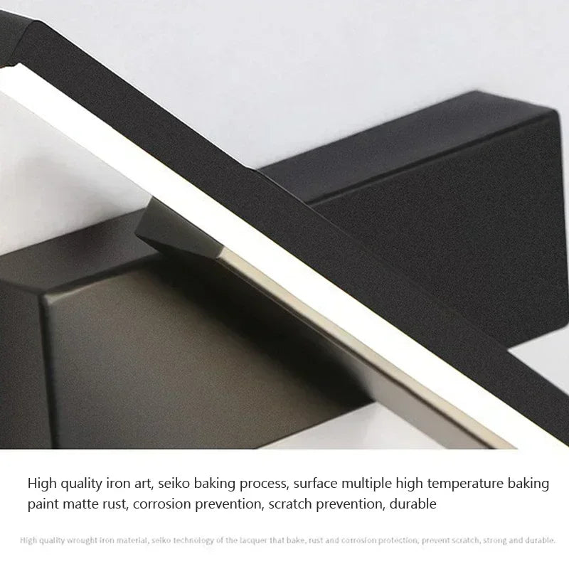 Modern Rotatable LED Wall Mirror Light