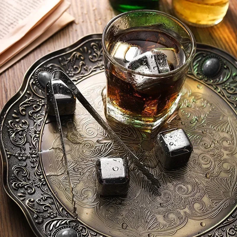 Stainless Steel Whisky Ice Cubes Stone