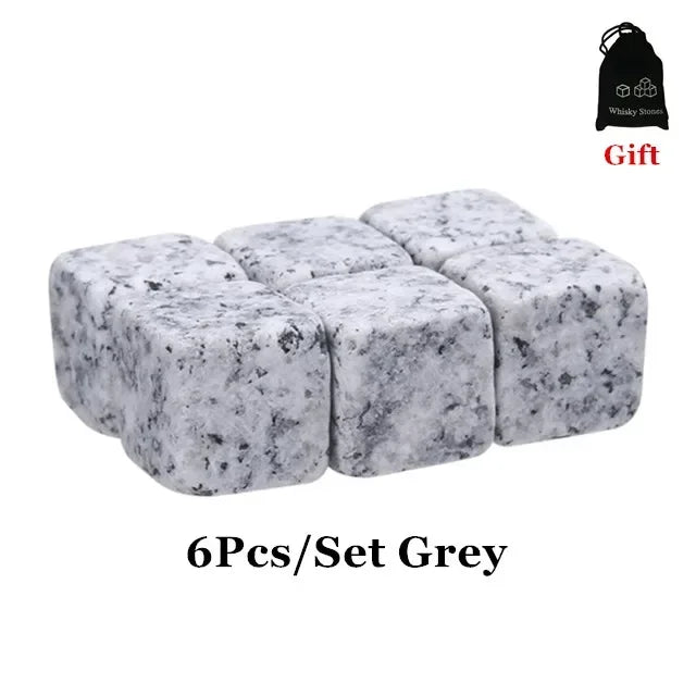 6pcs/lot Whiskey Stone Cooler