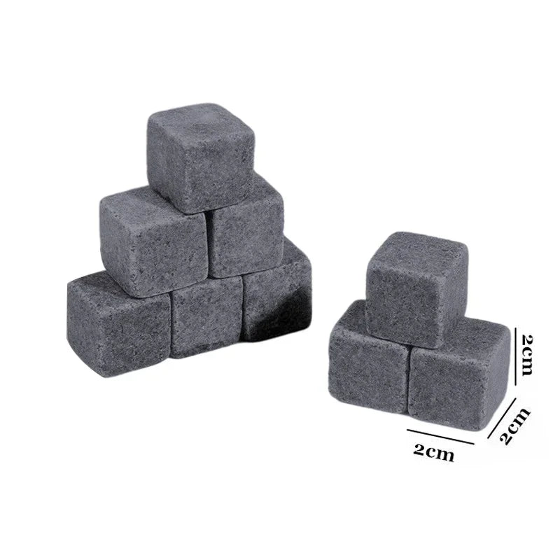 6pcs/lot Whiskey Stone Cooler