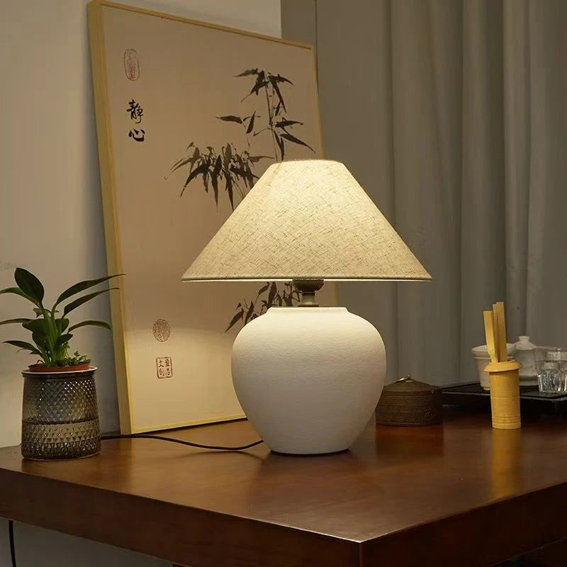 Vintage Glow Ceramic Lamp