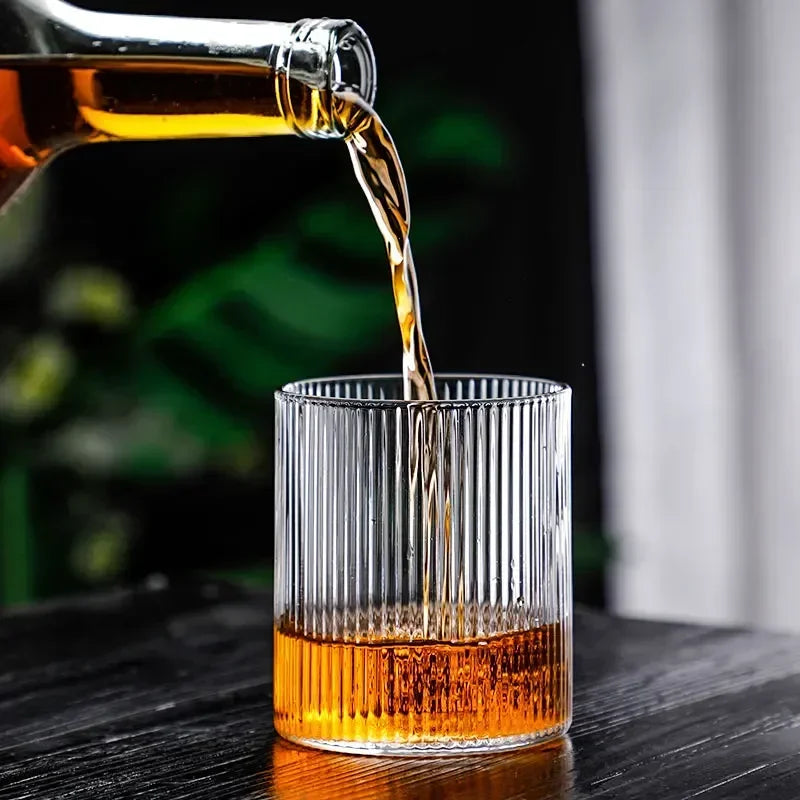 Striped Heat-Resistant Glass