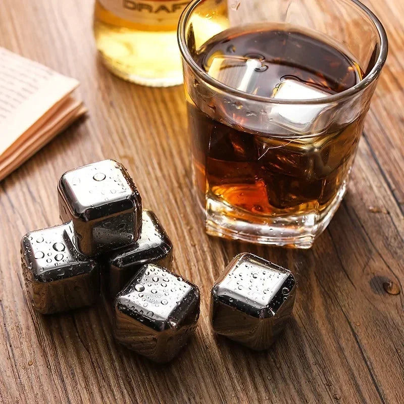 Stainless Steel Whisky Ice Cubes Stone