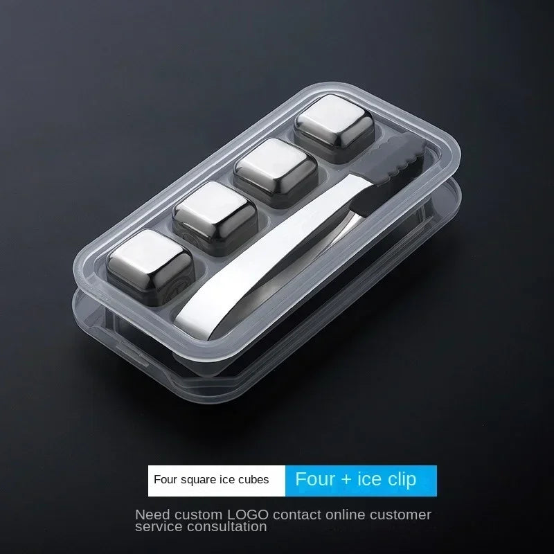 Stainless Steel Whisky Ice Cubes Stone