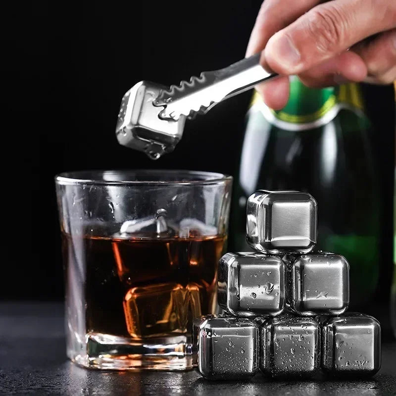 Stainless Steel Whisky Ice Cubes Stone