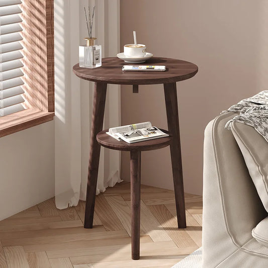 Solid Wood Round Coffee Table