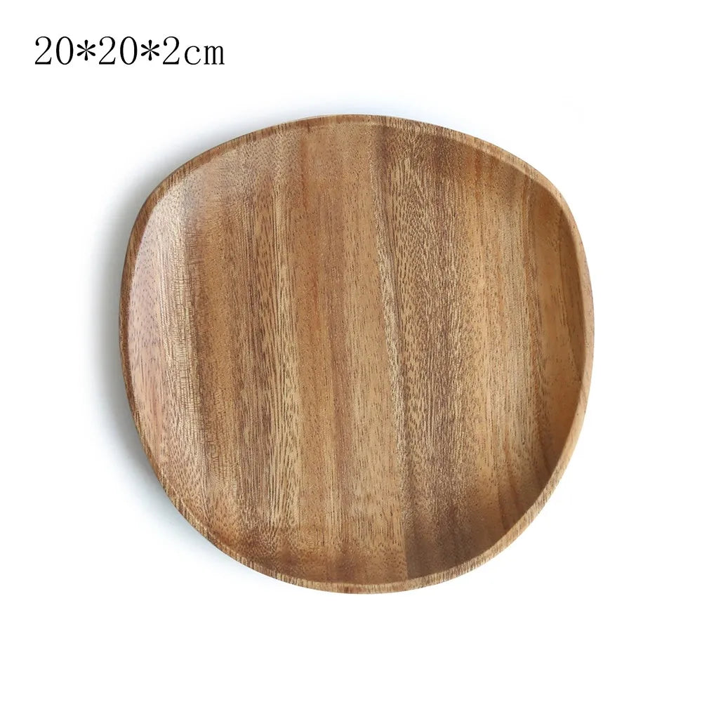 Whole Wood Irregular Tableware Set