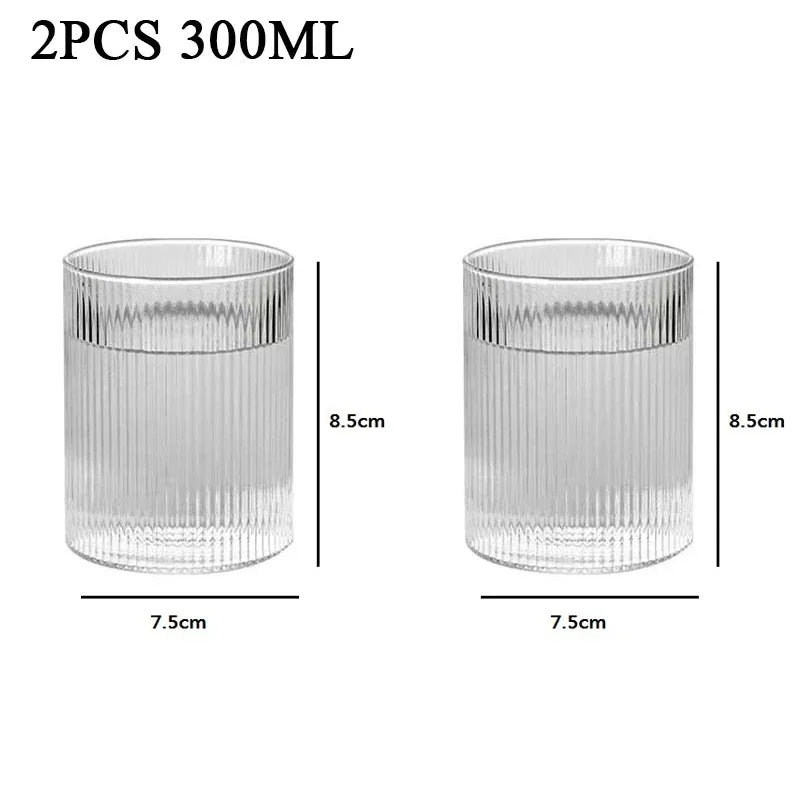 Striped Heat-Resistant Glass