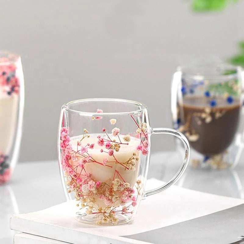 Flower Glass Espresso Cup