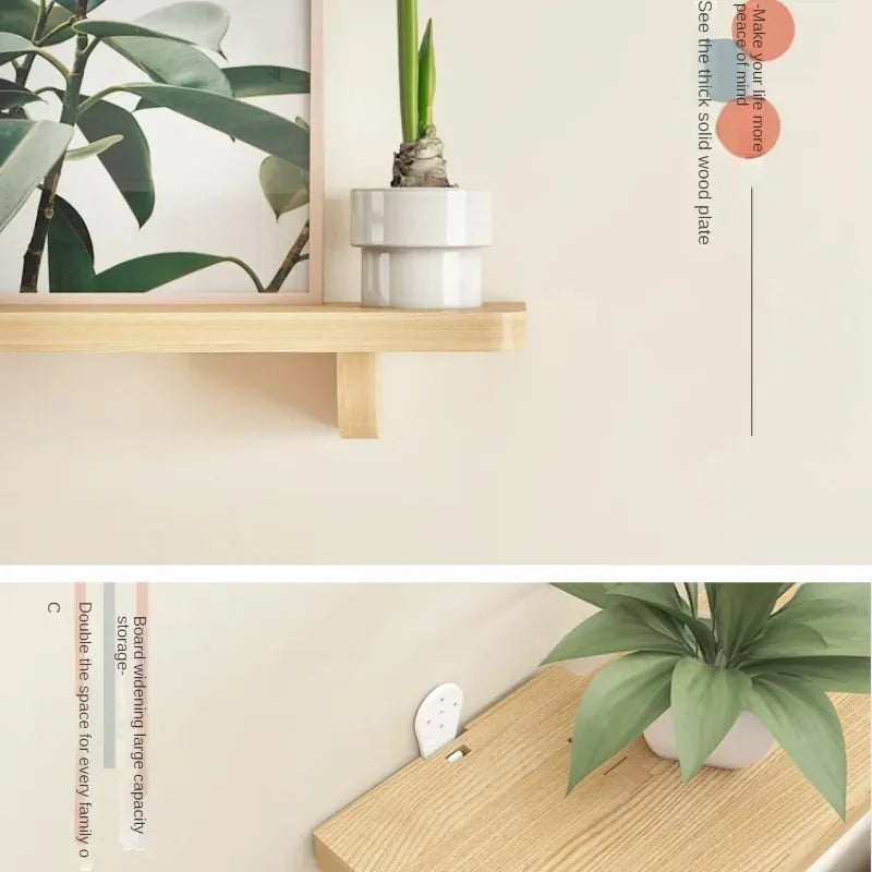 Floating Shelves on Wall Without Drill