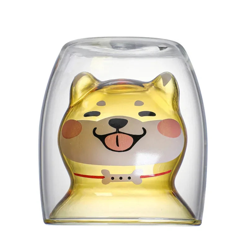 Double Layer Animal Style Glass