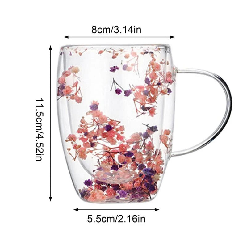 Flower Glass Espresso Cup