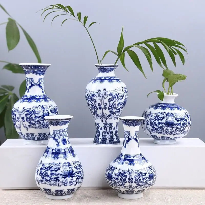 Blue and White Ceramic Vase