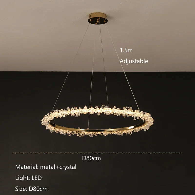 Crystal LED Dimmable Chandelier