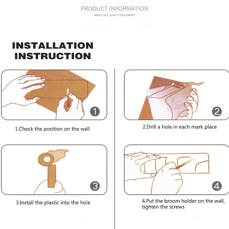 Black Wall-mounted Kitchen Shelves