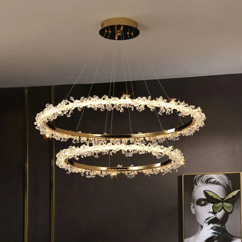 Crystal LED Dimmable Chandelier