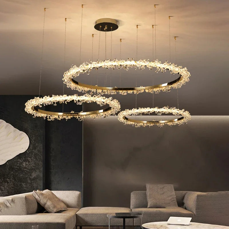Crystal LED Dimmable Chandelier